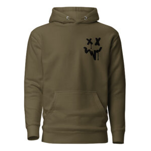 Sudadera con capucha - smile graffiti