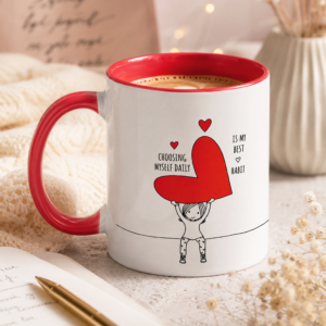 Taza color interior - Choosing Myself Daily Affirmation
